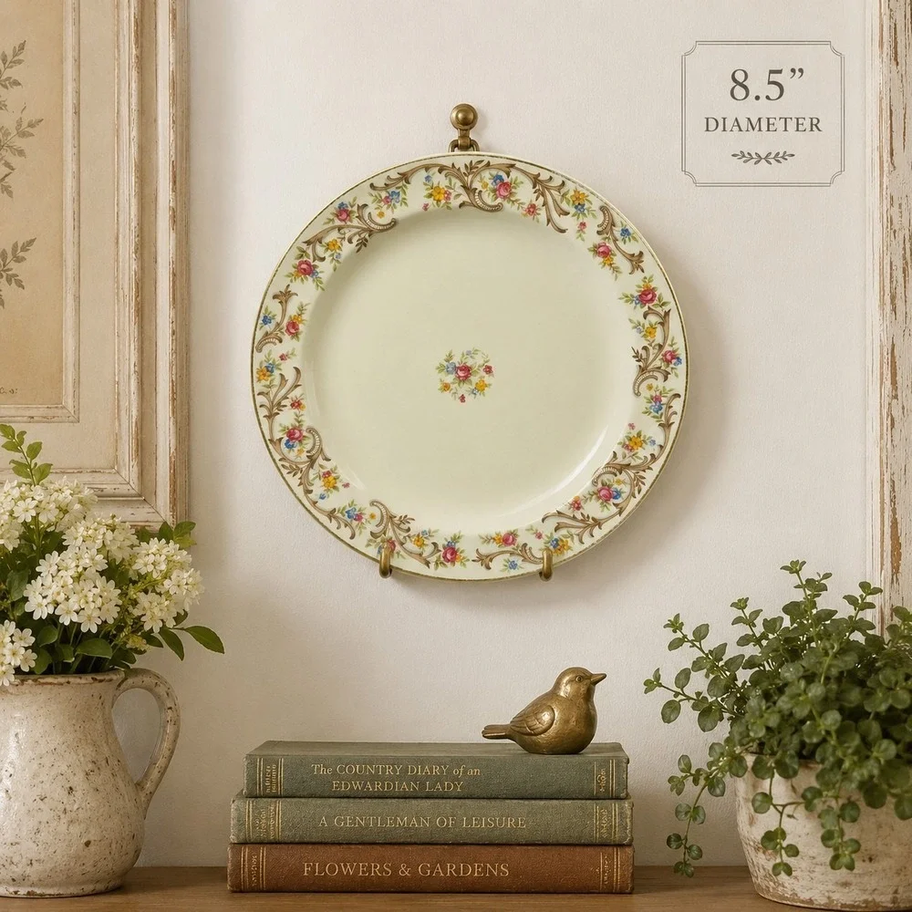 Taylor Smith Taylor Floral Dinner Plate 8.5